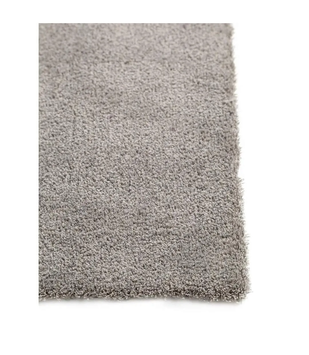 Tapis salon UNI DOUX en polyester doux et soyeux