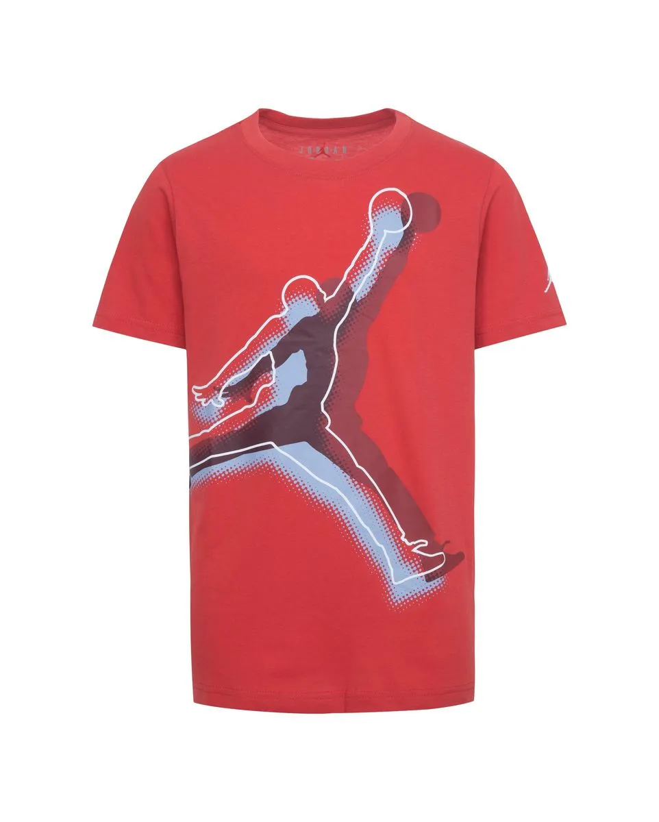 Teeshirt MC Garçon JUMPMAN HBR HAZE OUT  S/S TEE Rouge