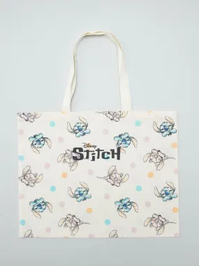 Tote bag imprimé 'Stitch' - Blanc 'Stitch'