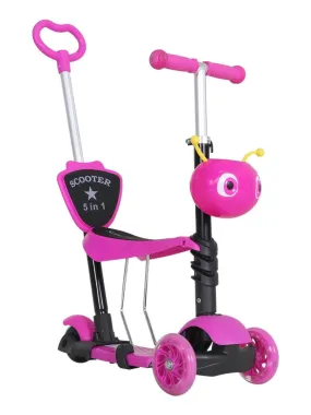 Trottinette pour enfants 3 en 1 - Rose