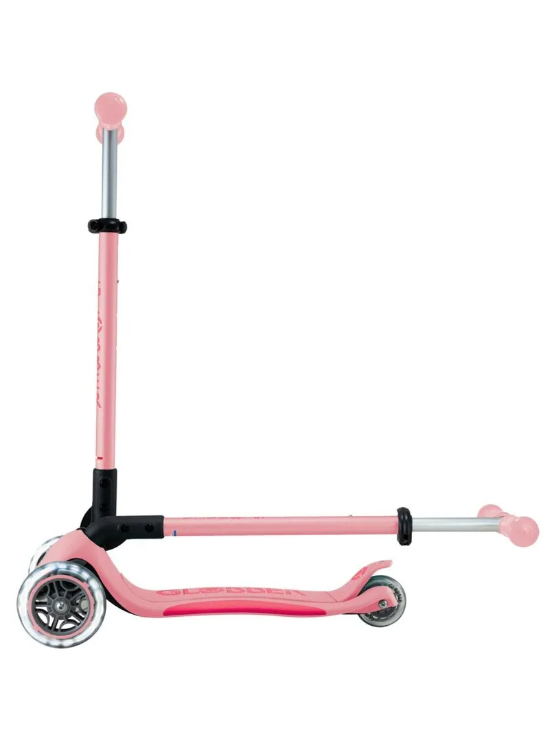 Trottinette PRIMO PLIABLE PLUS LIGHTS - Rose