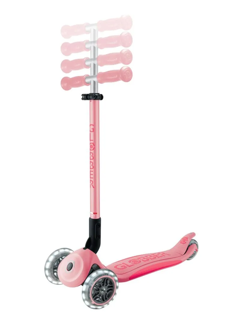 Trottinette PRIMO PLIABLE PLUS LIGHTS - Rose