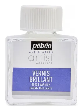 Vernis brillant et transparent pour peinture - 75 ml - N/A