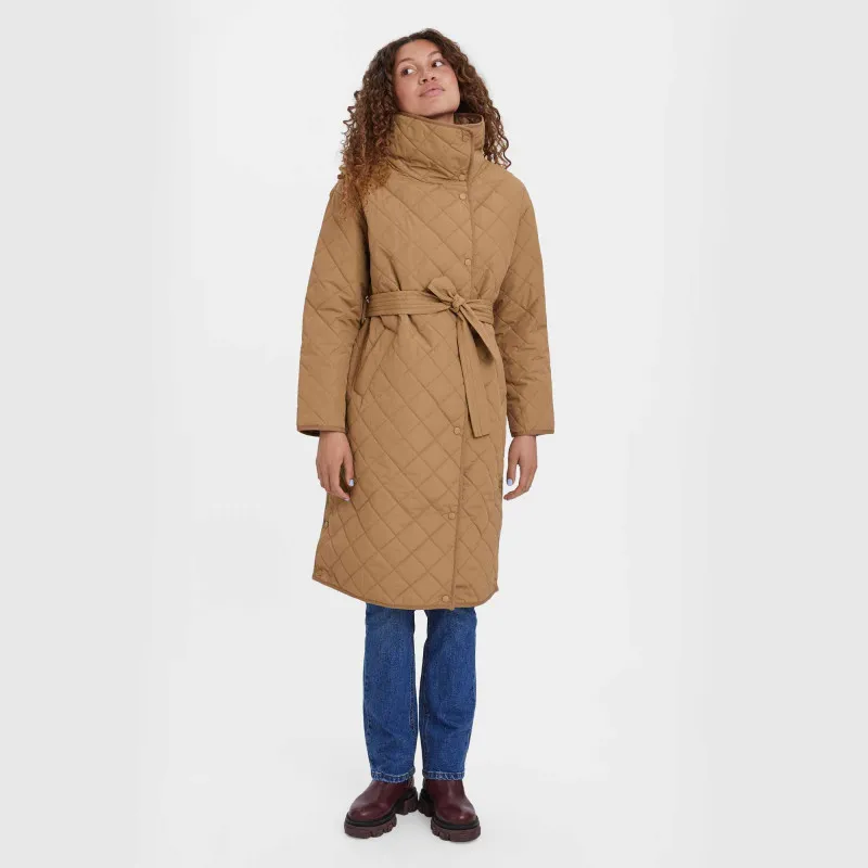 Veste longue matelassée col montant Femme VERO MODA à prix dégriffé !