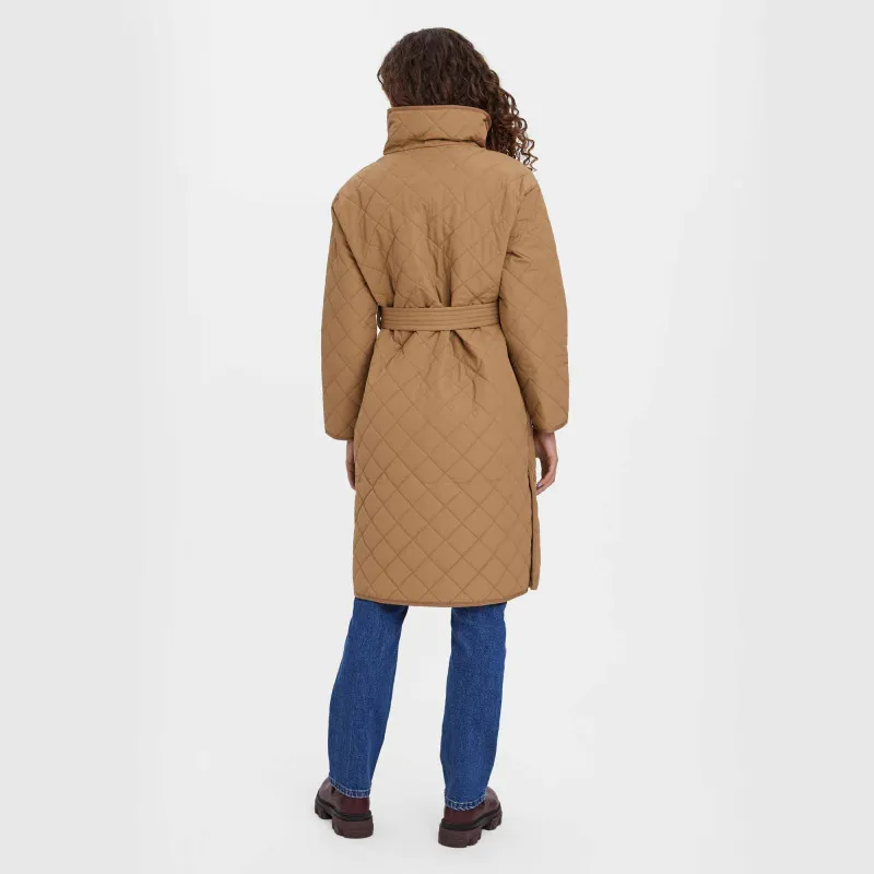 Veste longue matelassée col montant Femme VERO MODA à prix dégriffé !